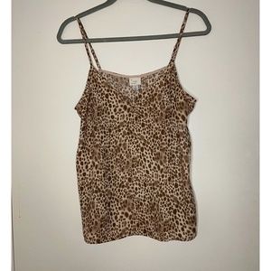 A New Day Cheetah Print Tank Top